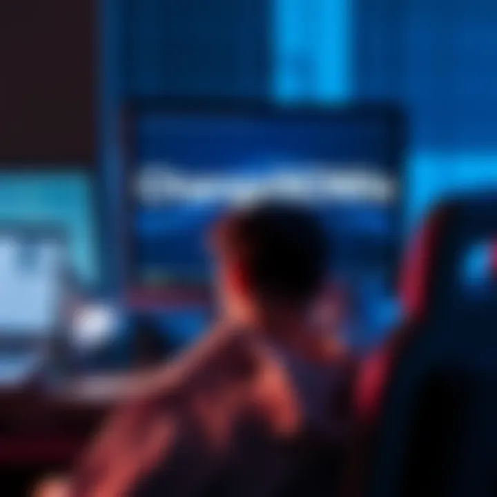 A person frustrated at a computer while looking at a frozen cryptocurrency account, with a ChangeNOW.io logo on the screen.
