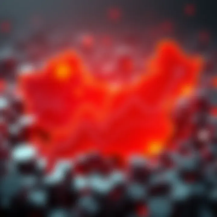 China Rare Earth Controls Impact A visual representation of China's export controls on rare earth elements affecting the U.S. dollar's stability, with a graphic showing a downward trend for the dollar alongside rare earth symbols.