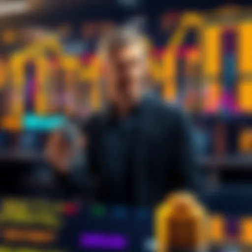Chris Larsen completes a $175 million XRP transfer to exchanges, with digital currency graphics in the background.