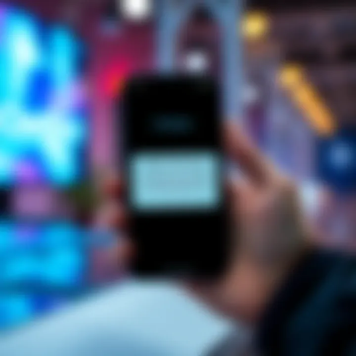 A smartphone displaying a notification about updating phone numbers for account security on Coinbase.