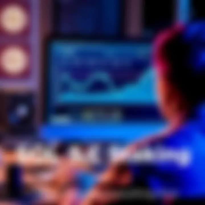 A person looking at a computer screen showing a Coinbase interface with SOL cryptocurrency graphs and withdrawal options highlighted.