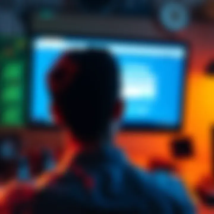 A person looking frustrated at a computer screen displaying a Coinbase login page with a USB passkey prompt.