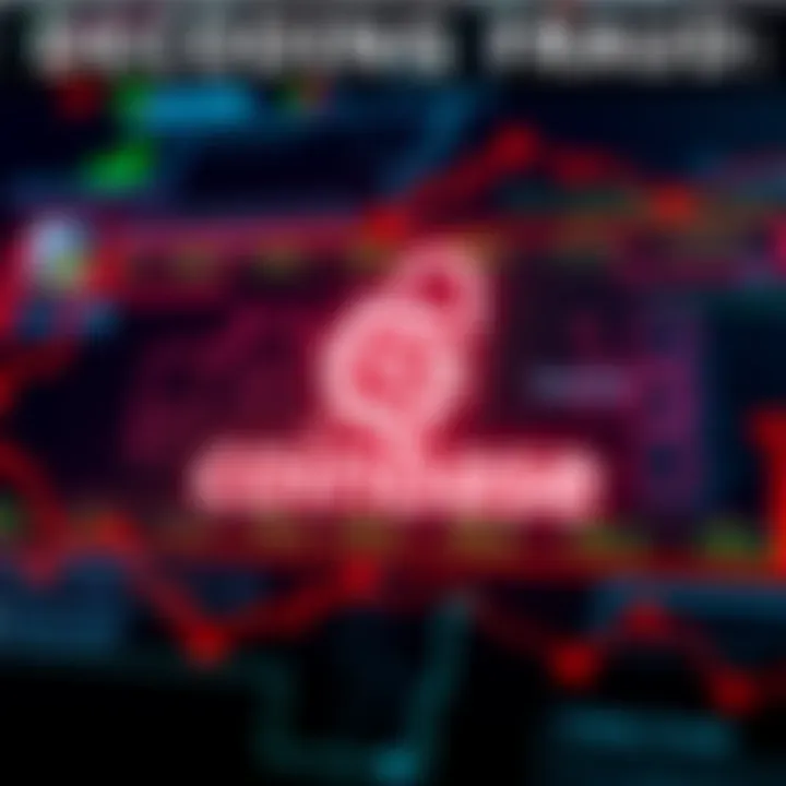 A digital representation of a scam alert with a Coinbase logo, emphasizing security and vigilance in cryptocurrency transactions.