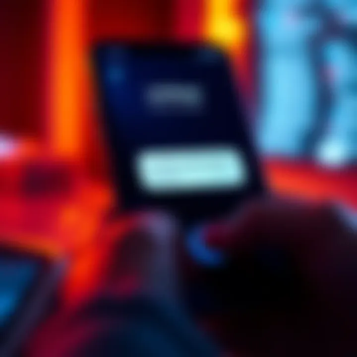 Phone with a text message notification indicating a code sent from Coinbase, symbolizing a data breach concern