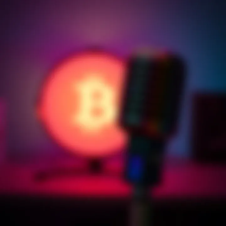 Coinbase Podcast Investment Coinbase logo with a microphone symbolizing the revival of a popular podcast