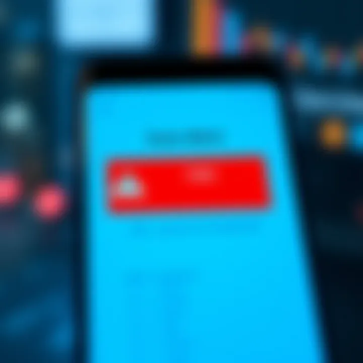 A warning message on a smartphone screen indicating a fake password change alert, representing the threat of scams targeting new Coinbase account holders.