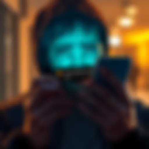 A frustrated Coinbase user looking at their phone, showing a message about delayed fund transfer and KYC issues, with a concerned expression.