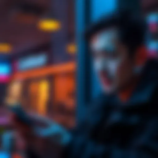A person looks concerned while using the Coinbase wallet app, expressing worries about withdrawal issues and tax payment demands, symbolizing a potential scam