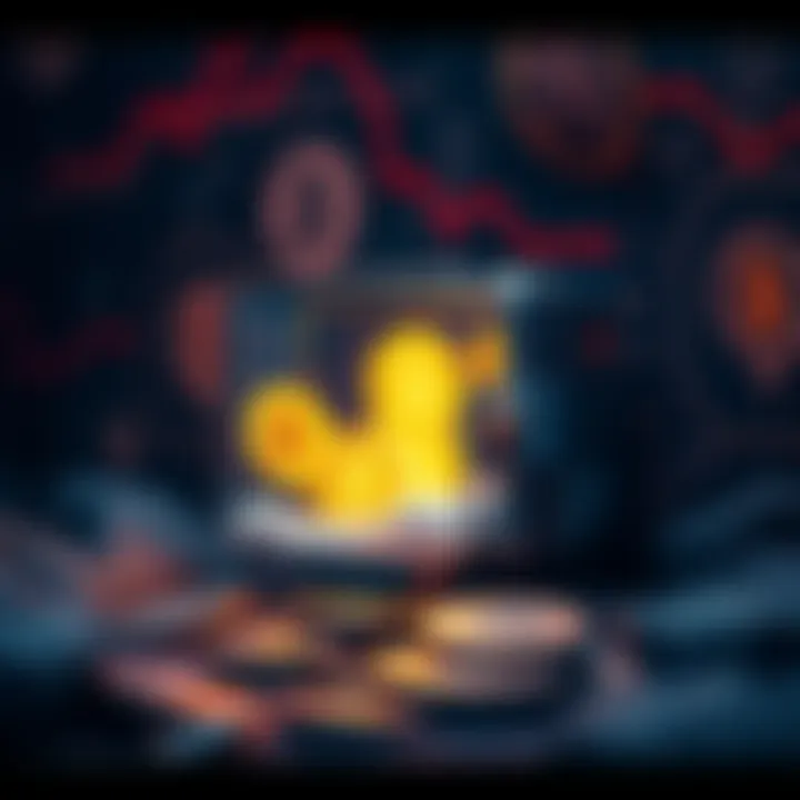 A secure cold storage wallet with glowing cryptocurrency symbols, emphasizing protection of digital assets.