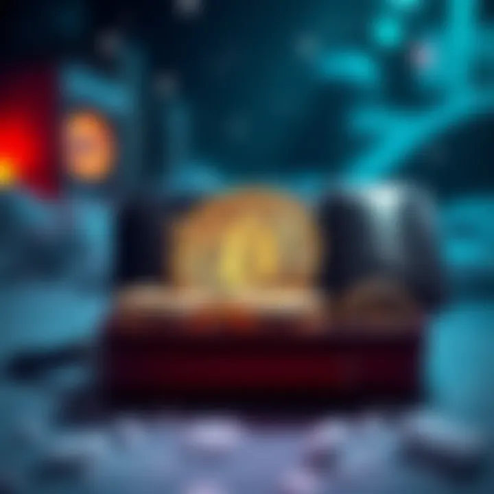 Cold Wallet for Kaspa A cold wallet securely holding Kaspa coins, representing asset protection away from exchanges.