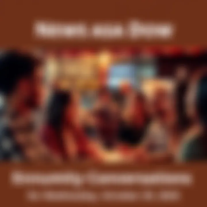 A group of people engaged in a lively discussion, sharing ideas and opinions on various topics.