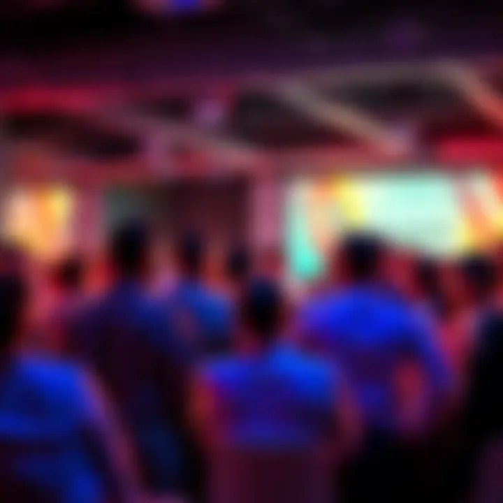 Community Discussion on Trends A group of people engaged in a lively discussion about current trends in a forum setting.