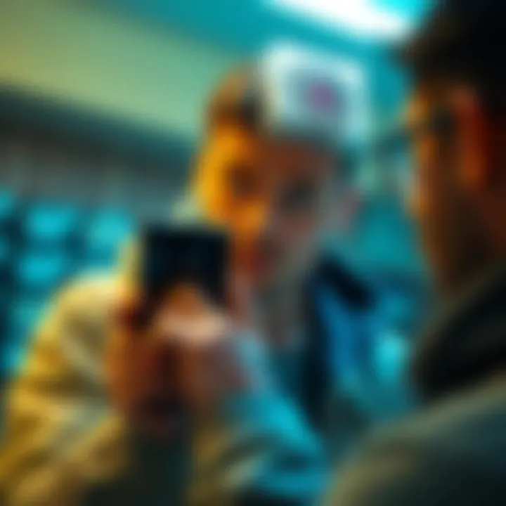 Confused person staring at a Bitcoin wallet app on their phone, wondering where their funds went