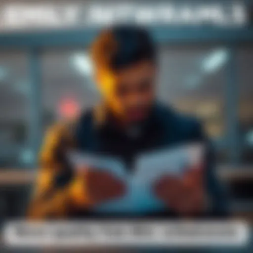 A person looks puzzled while reading an email about unauthorized BTC withdrawals.