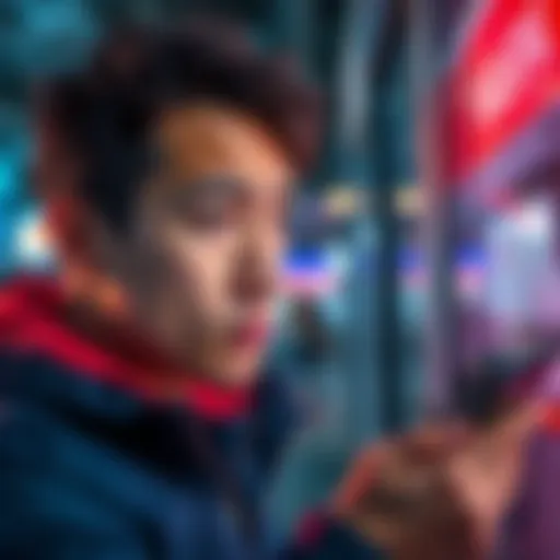 A person looking puzzled while using their wallet to buy Kaspa with warning messages on the screen.