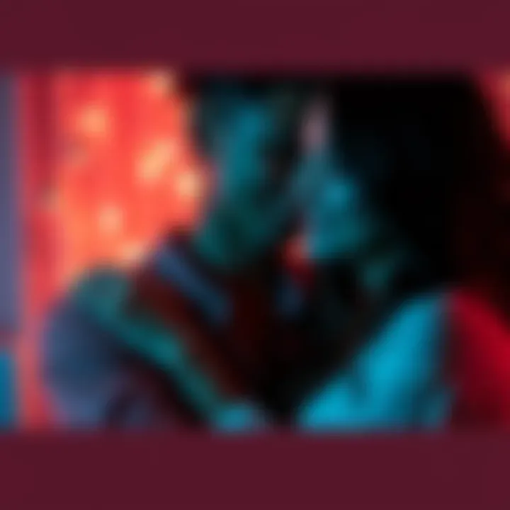 Couple Sharing Intimate Moment A couple enjoying a close moment together, expressing their emotions and connection during intimacy.