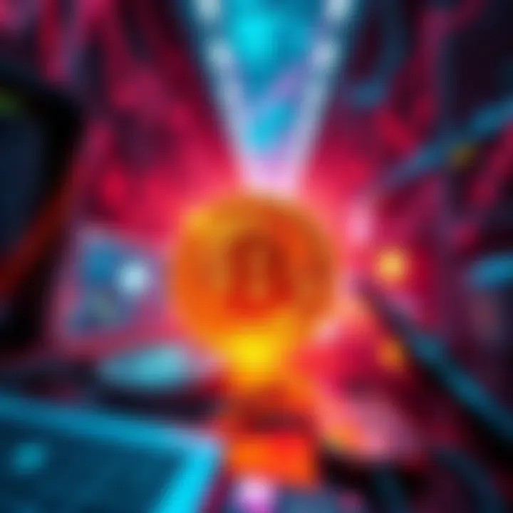 A visual representation of various crosschain DEX and P2P platforms displaying Bitcoin transactions