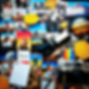A collage of personal and investment-related images, including memes, charts, and snapshots of everyday life from a crypto fan's iPhone camera roll.
