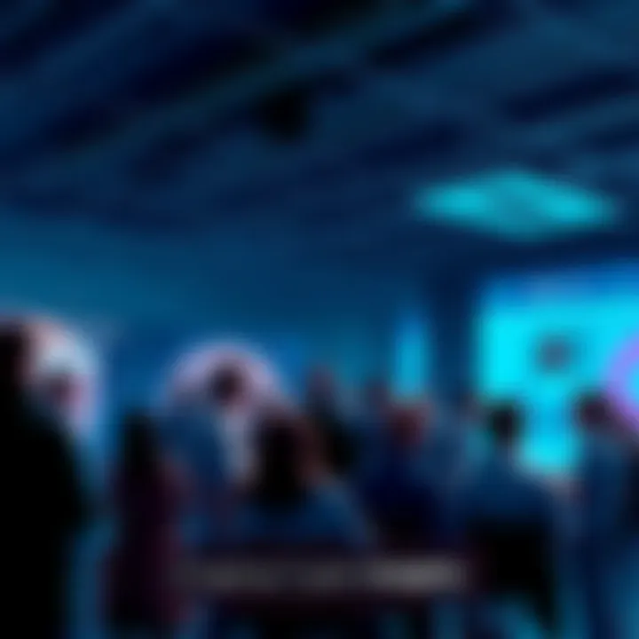 Crypto Forum Discussion People engaging in discussions about cryptocurrency trends and strategies