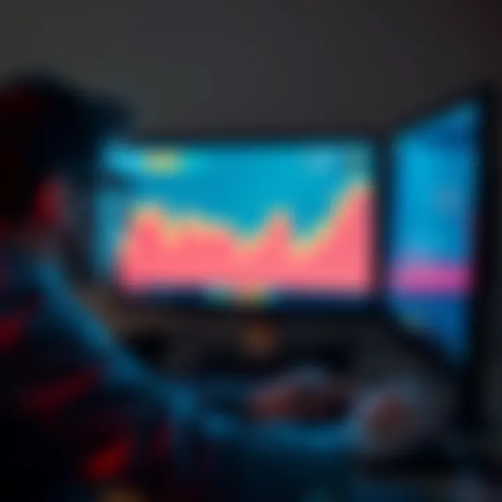 A worried person looks at a computer screen displaying cryptocurrency losses during a Ledger swap.