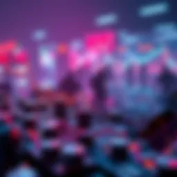 A sharp decline in cryptocurrency values following geopolitical tensions, with charts showing plummeting prices and worried investors.
