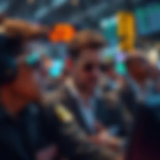 Traders looking worried about losses after a significant drop in cryptocurrency values