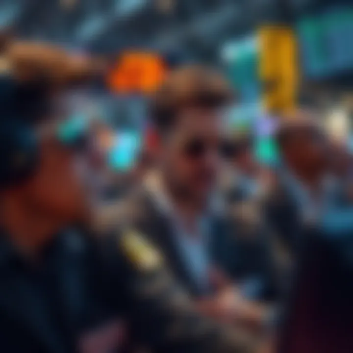 Crypto Market Crash Traders looking worried about losses after a significant drop in cryptocurrency values