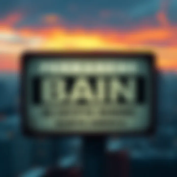 Crypto Mining Ban Announcement A sign announcing the permanent ban on crypto mining in North America with a backdrop of city skyline and power lines