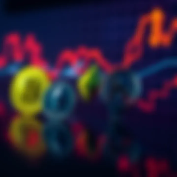 A graphic showing Bitcoin, Ethereum, Solana, and Hbar symbols with a growing graph in the background, representing a crypto portfolio's performance