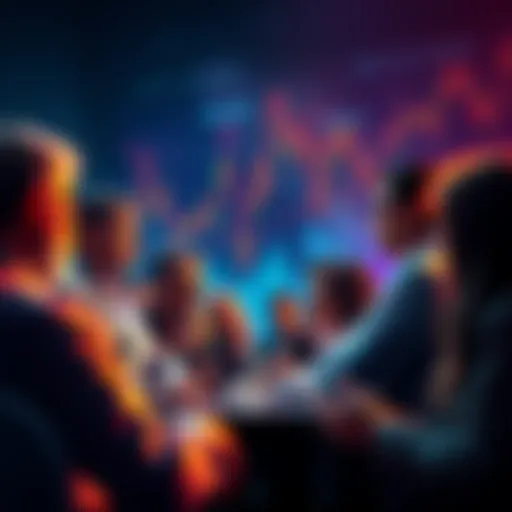 People discussing potential future cryptocurrency prices and their convictions for the next year