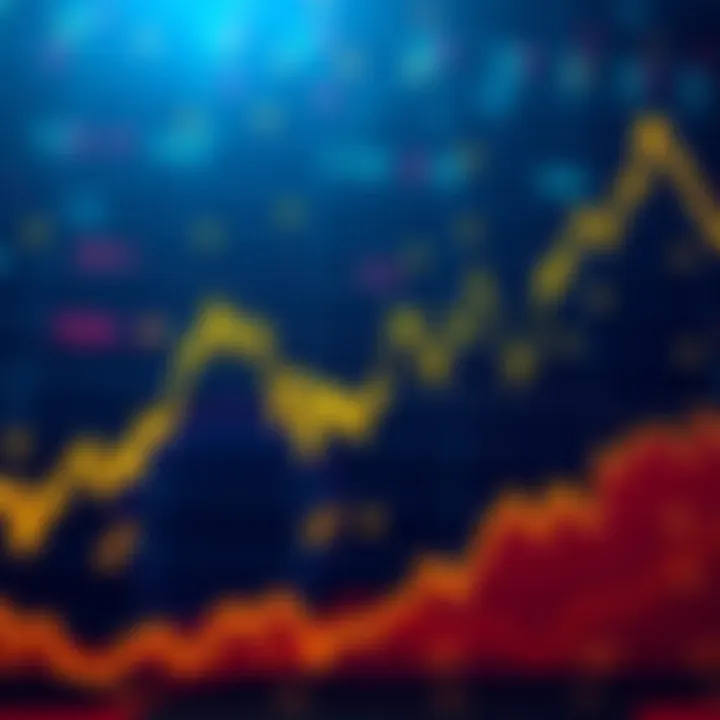 A graph showing rising and falling trends in cryptocurrency values, highlighting volatility and caution in investment strategies.