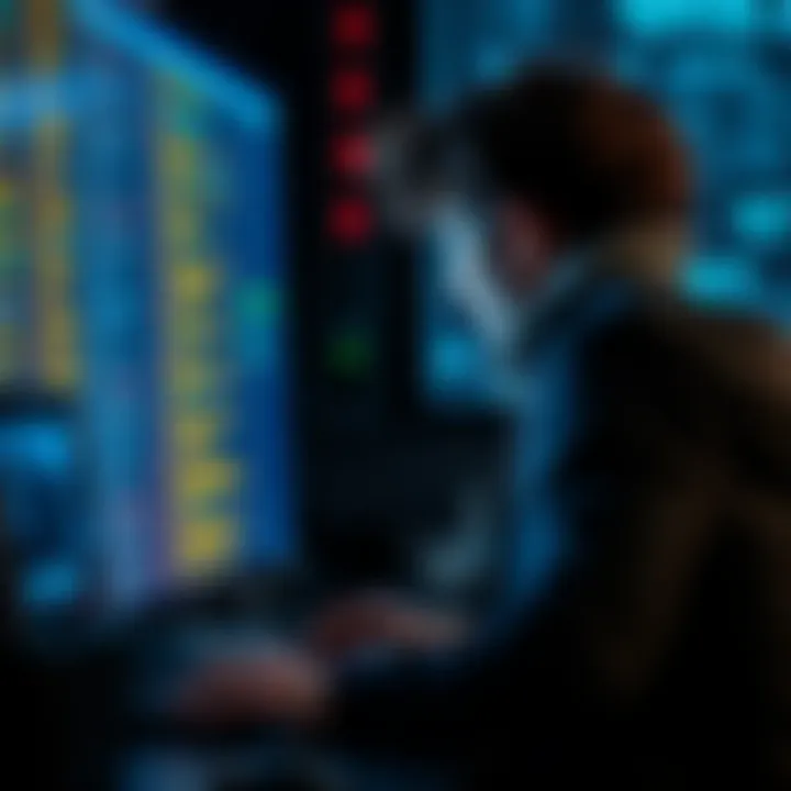 A person looking at a computer screen with codes and wallet addresses, trying to recover lost cryptocurrency from 2011