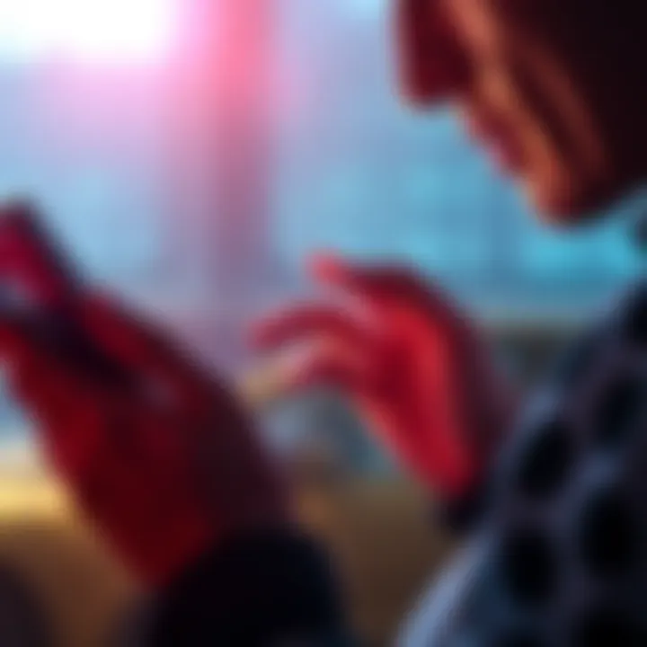 A person frustrated by a pending crypto withdrawal on their phone, showing an app interface with a loading symbol.