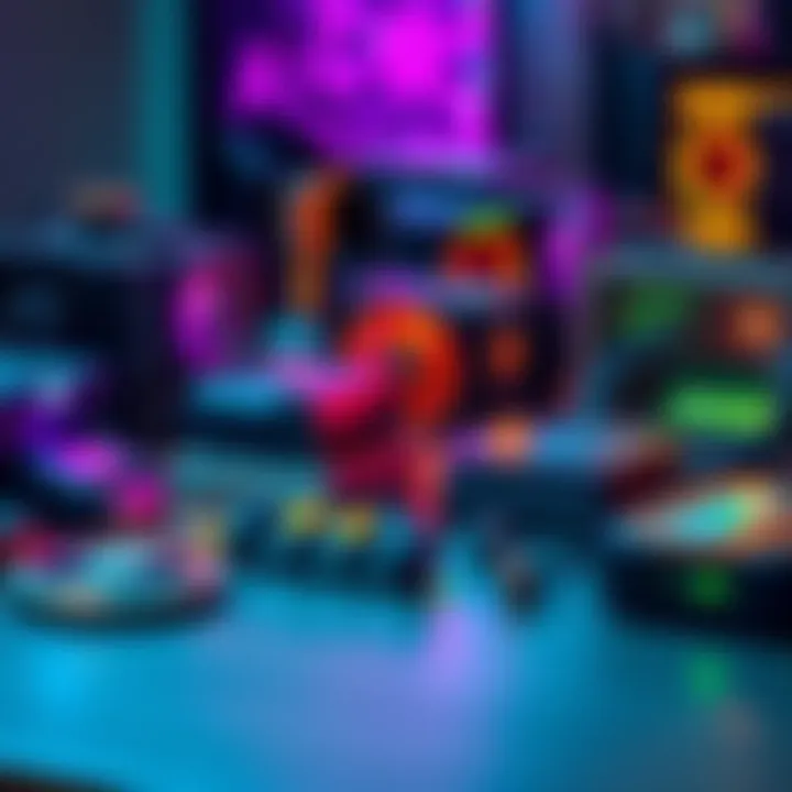 A collection of affordable mining hardware and tools on a table, highlighting budget-friendly options for miners.