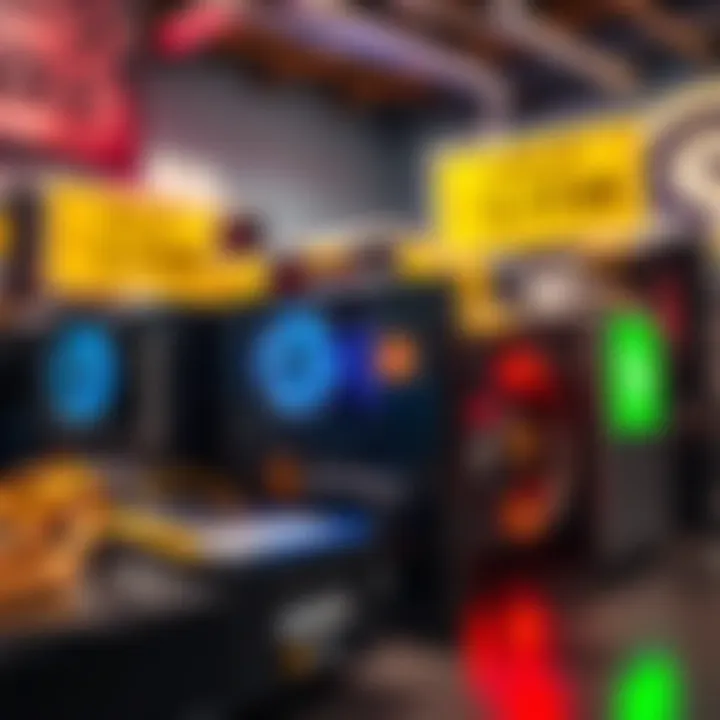 Avalon Nano 3, Bitaxe Gamma, and Bitaxe Supra cryptocurrency miners displayed for sale with price tags