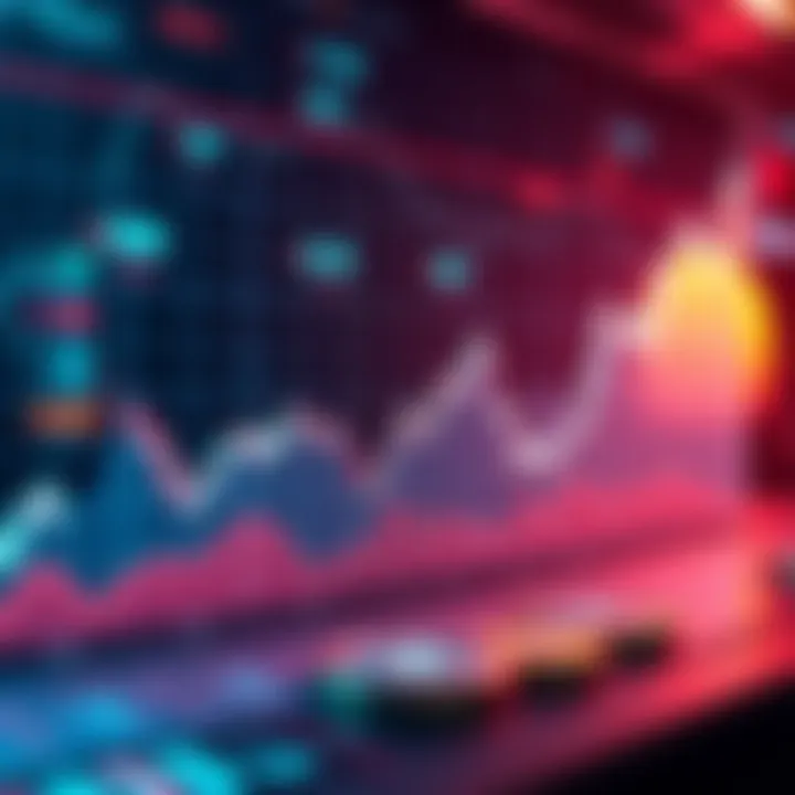 Graph showing a declining trend in cryptocurrency prices with a projected drop to $0.18