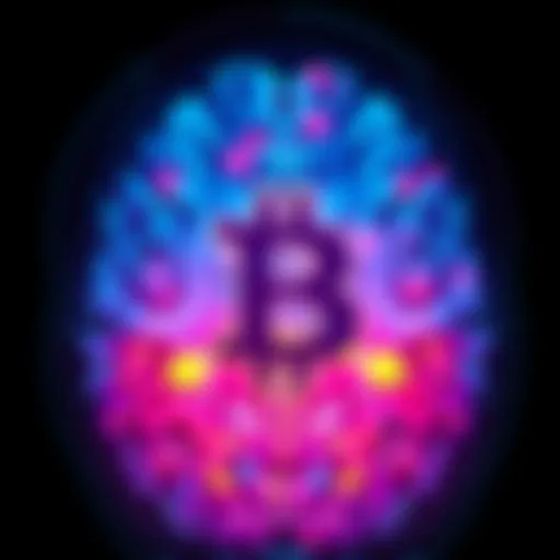Visual representation of a CT scan showing the brain activity and emotional state of Bitcoin investors from 2022