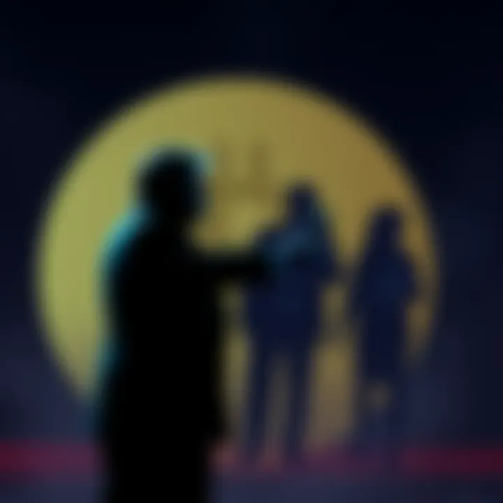 A figure representing Cz appears to hand money to a silhouette of the Trump family, hinting at alleged bribery for a pardon, with a shadowy Bitcoin symbol in the background.