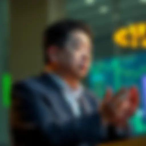 CZ speaking about cryptocurrency's impact on economy after pardon