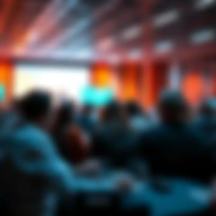 Daily Forum Discussion People sharing ideas in an online discussion forum, engaging in debates and exchanging insights.