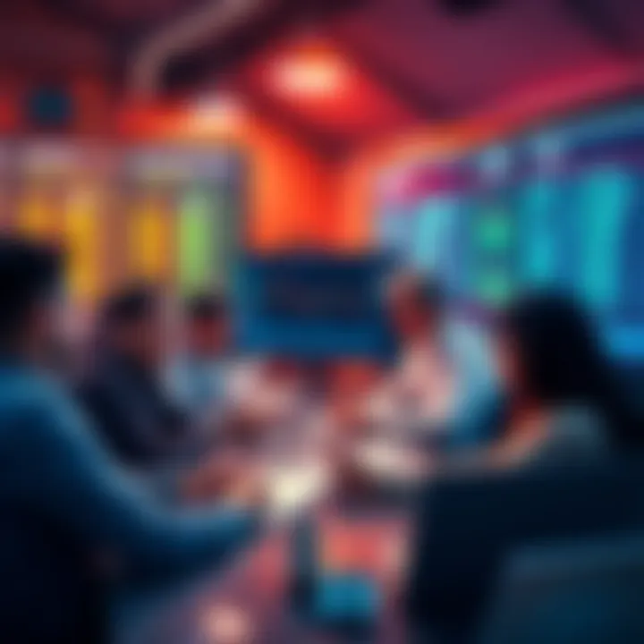 Traders engaging in a lively discussion about Litecoin and trading strategies in an online forum