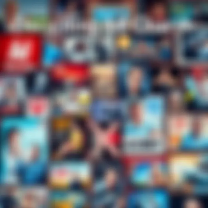 A collage of dull and uninspired advertisements showing a lack of creativity and engagement.