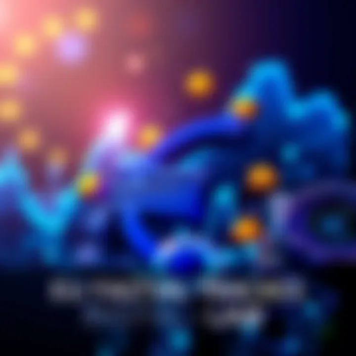 Graphic representation of Digital Euro currency with Euro symbol and digital elements