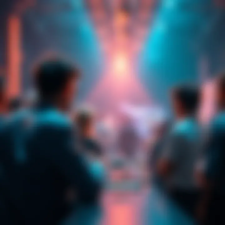 People engaged in civil discussion on a forum