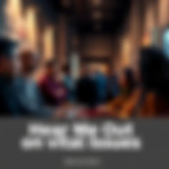 Discussion on Vital Issues A group of people engaged in a conversation about important social issues, sharing thoughts and perspectives in a community setting.