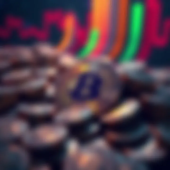 Visual representation of Bitcoin coins resting, indicating over 62% have not moved in a year, symbolizing investor confidence or uncertainty.