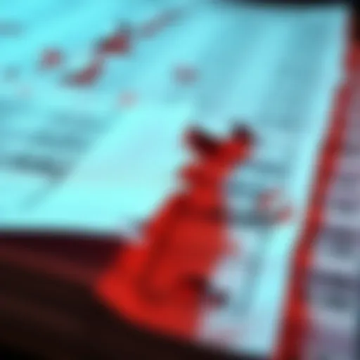 A close-up of a financial ledger with clear signs of missing entries, symbolizing security concerns in finance