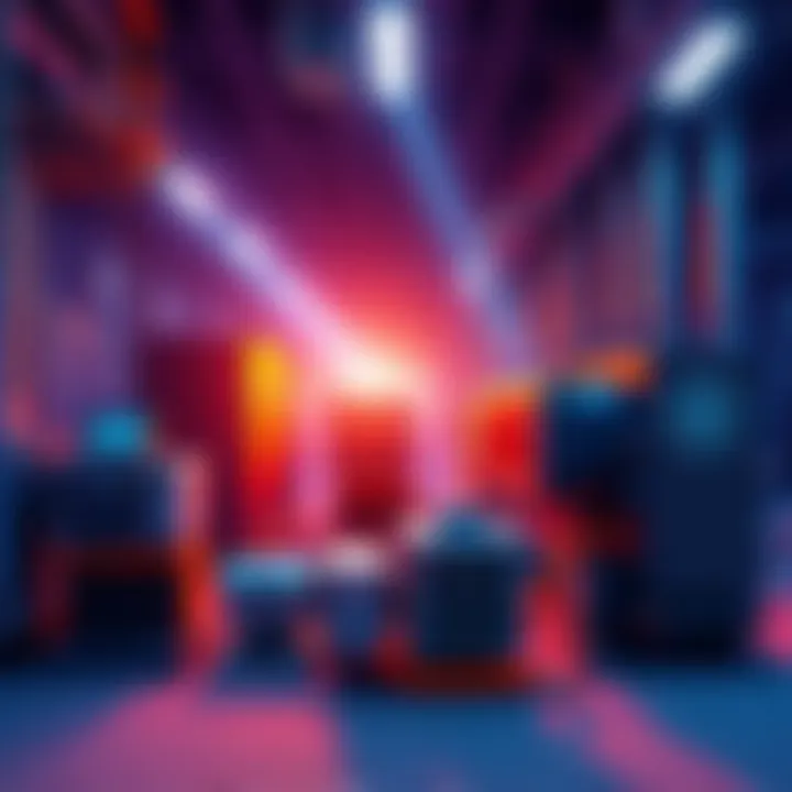 Different types of durable mining machines working together in a mining operation setup