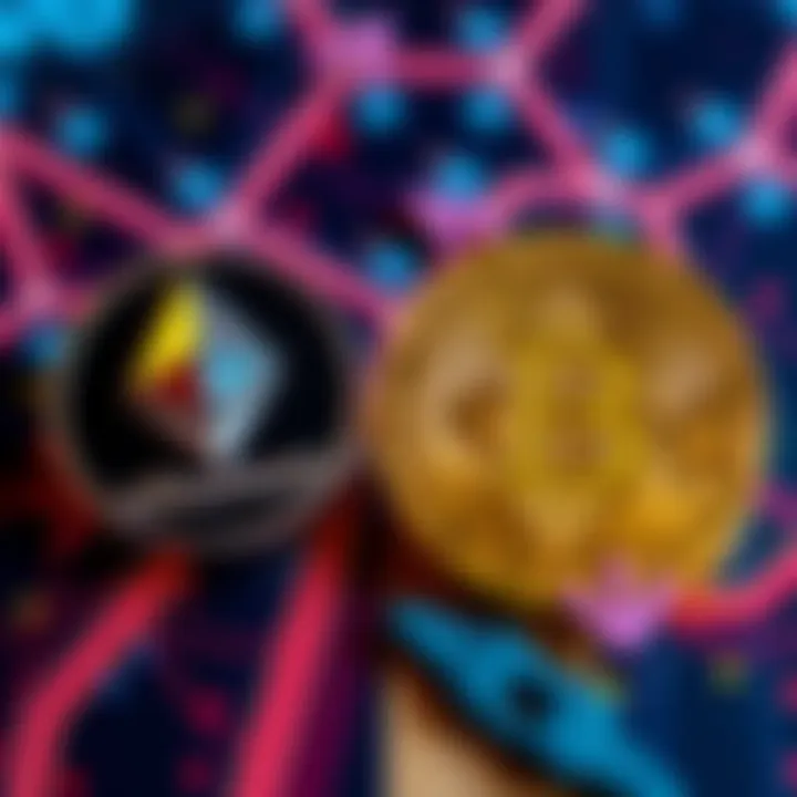 Swapping ETH for BTC A graphic showing Ethereum and Bitcoin logos with arrows indicating a swap between the two.