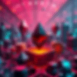 Various ETH competitors merging into the Ethereum ecosystem, showcasing collaboration and growth in blockchain technology.